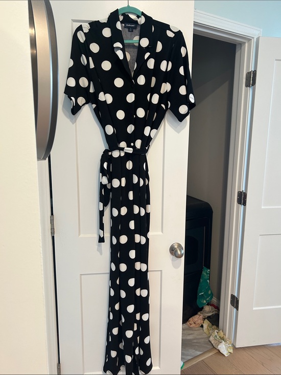 Studio park Dresses & Skirts - Black and White Polka Dot Jumpsuit